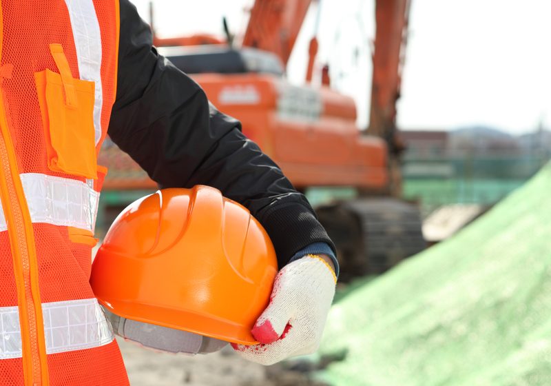 orange hard hat